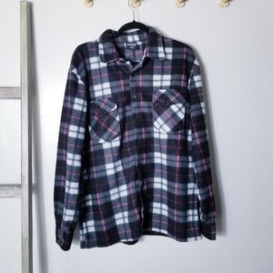 MOUNTAIN EXPEDITIONS SOFT BUTTON DOWN OVERSIZED SHACKET SIZE MEDIUM